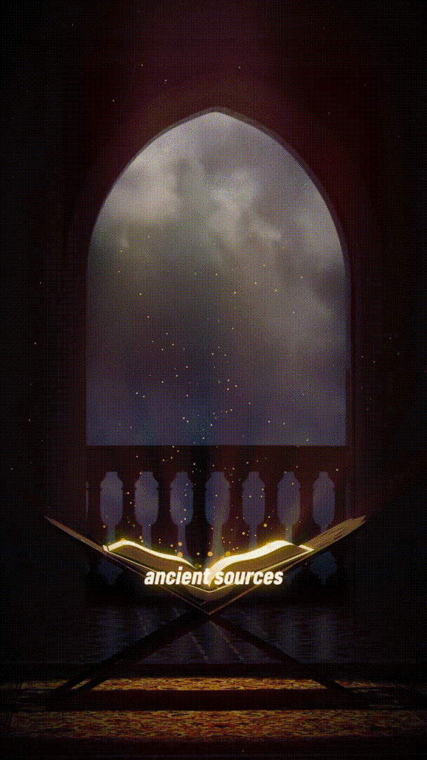 Ancient sources depicted in magical animation, revealing timeless wisdom.